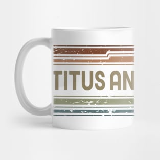 Titus Andronicus Retro Lines Mug